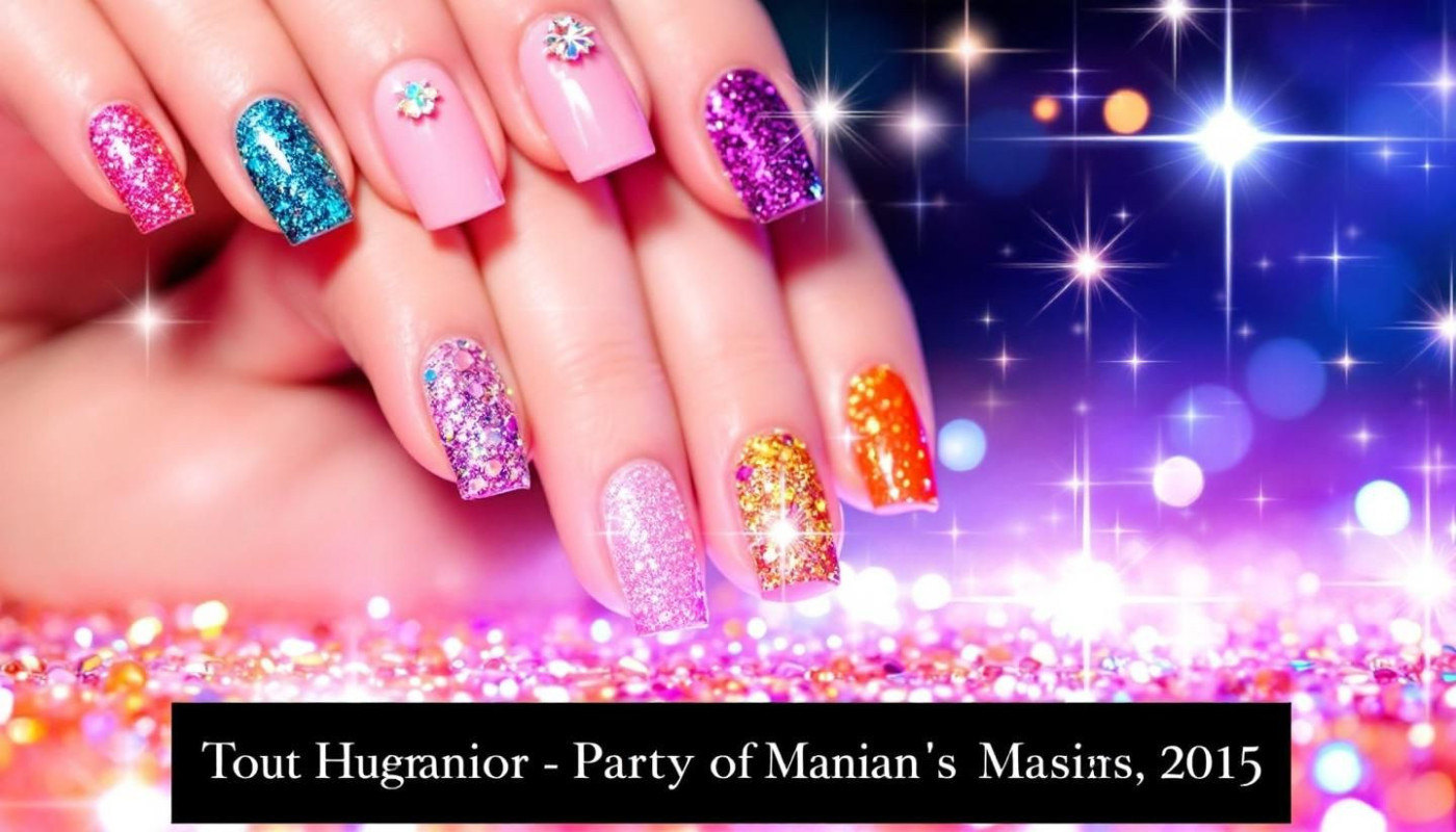 Sublimer vos fêtes : secrets pour une manucure scintillante